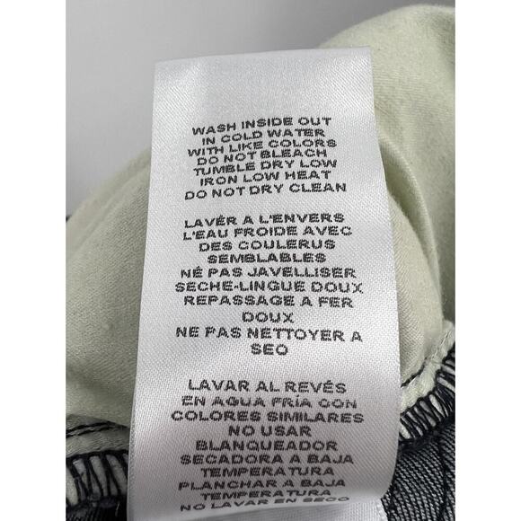 Good American Jeans Womens Good Legs High Rise Straight Stretch Size 15 Dark - Picture 8 of 9